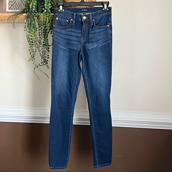 J Crew High Rise Toothpick Jeans Sz 26 Tall - Picture 2 of 6